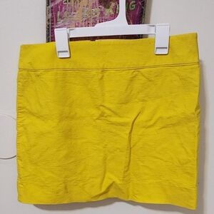 J. Crew Sunny Yellow Skirt
